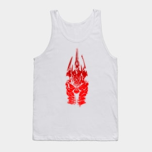 King Helmet - Red Tank Top